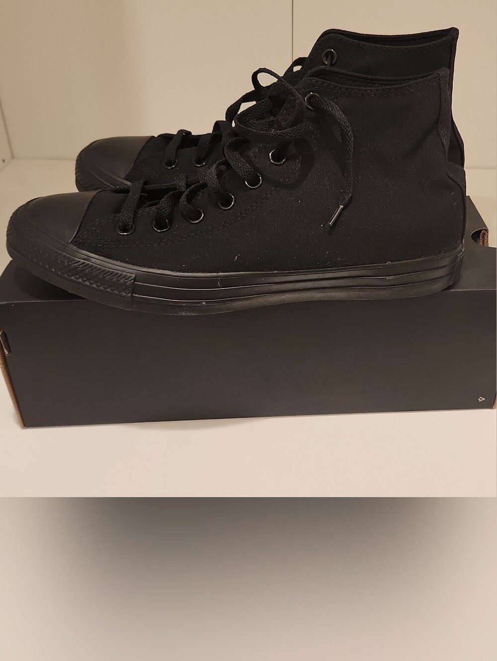 Converse Black High-Top Canvas Sneakers - Men's
